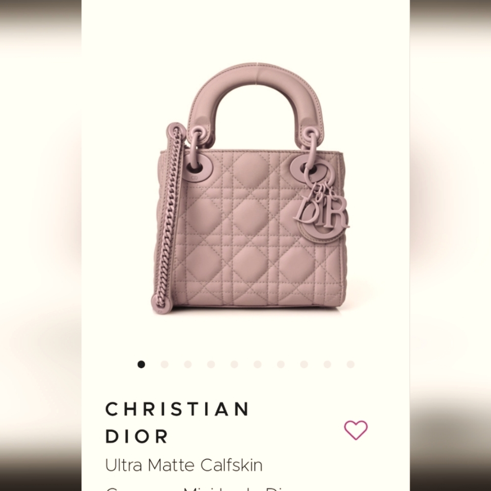 Christian Dior calfskin mini bag